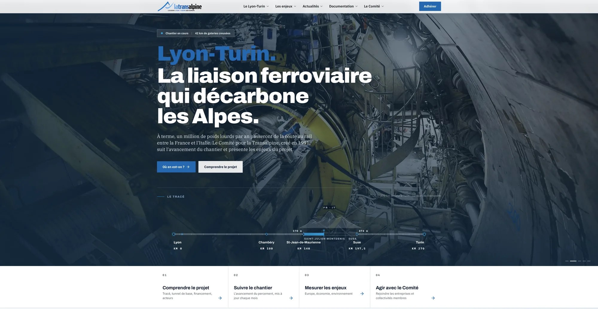 La Transalpine : page d'accueil du site